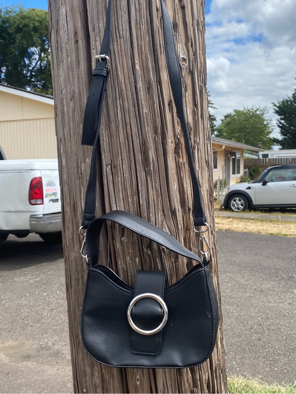 Wild Fable Purse Black Leather Handbag